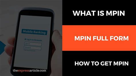 what is a mpin|MPIN: MPIN Full Form, Meaning, How to Generate and Use .